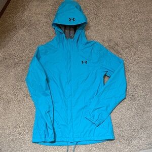 Under Armour Women’s XS Overlook Waterproof Rain Jacket UA Storm Blue